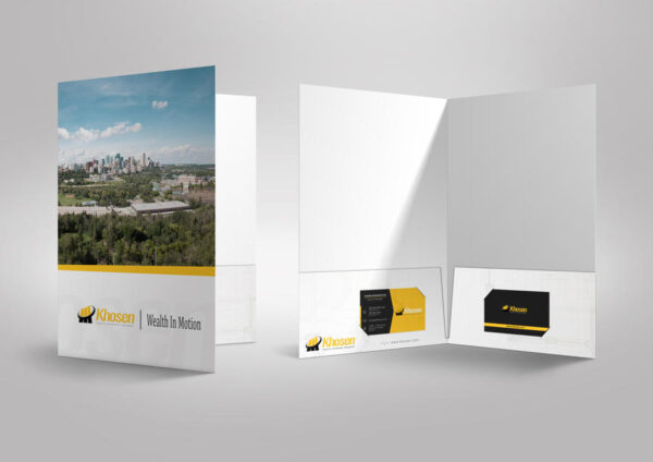 custom presentation folders printing