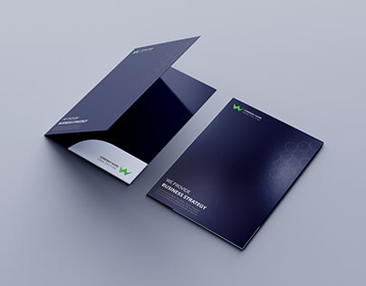 cheap custom pockets folders printing