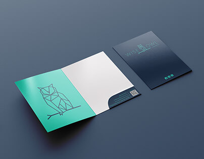 custom printed presentation folders